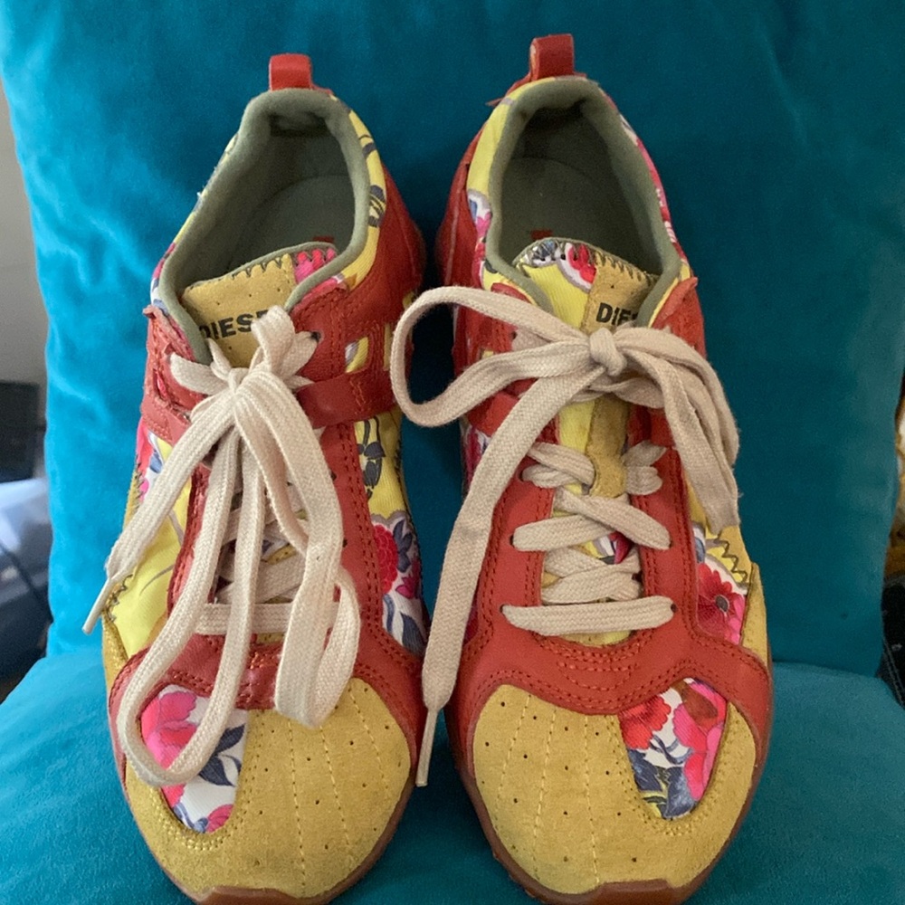 Diesel Floral Sneakers